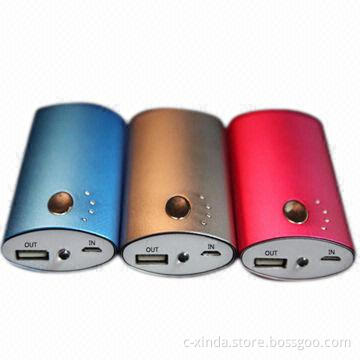 Power Banks with 3000/4400/5200mAh Capacity and 5V, 1,000mA Input Voltage
